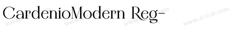 CardenioModern Reg字体转换 CardenioModern Reg字体转换